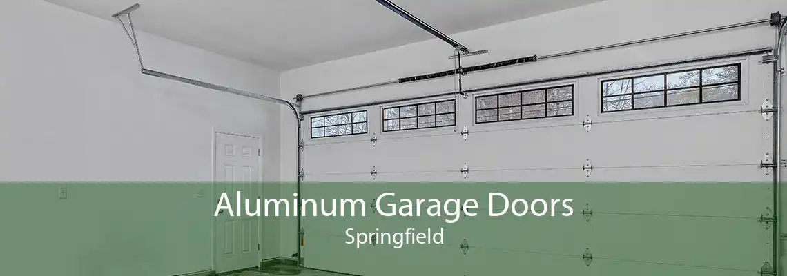 Aluminum Garage Doors Springfield