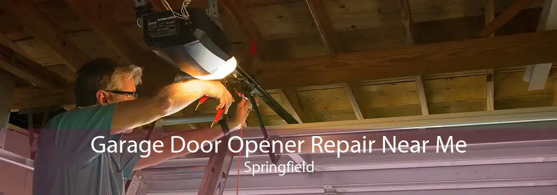 Garage Door Opener Repair Near Me Springfield