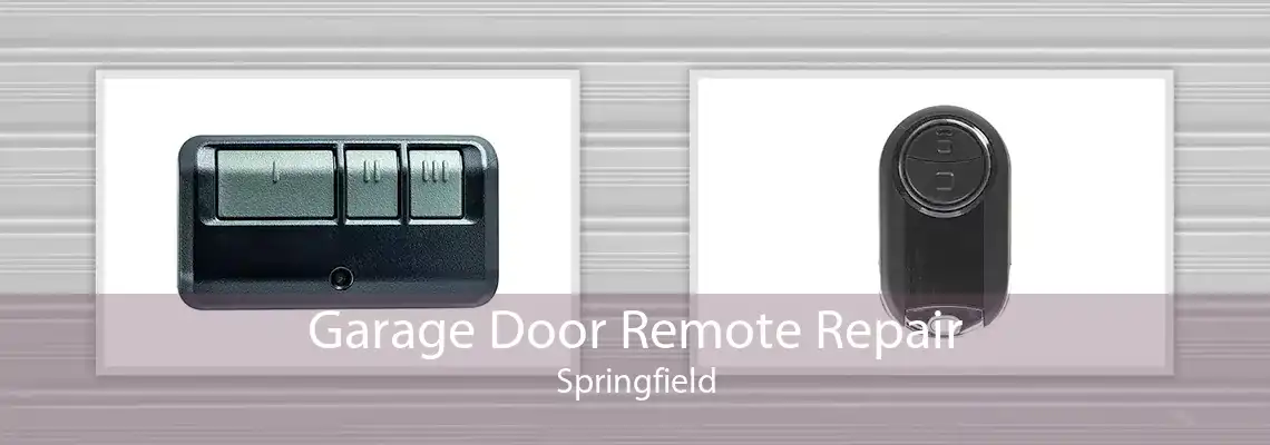 Garage Door Remote Repair Springfield