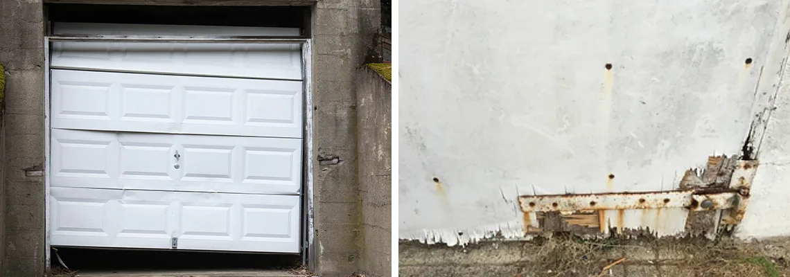 Rotten Commercial Garage Door Repair in Springfield, IL