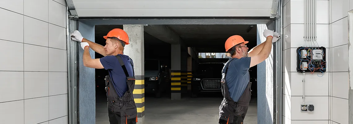 Wooden Garage Door Frame Repair in Springfield, Illinois